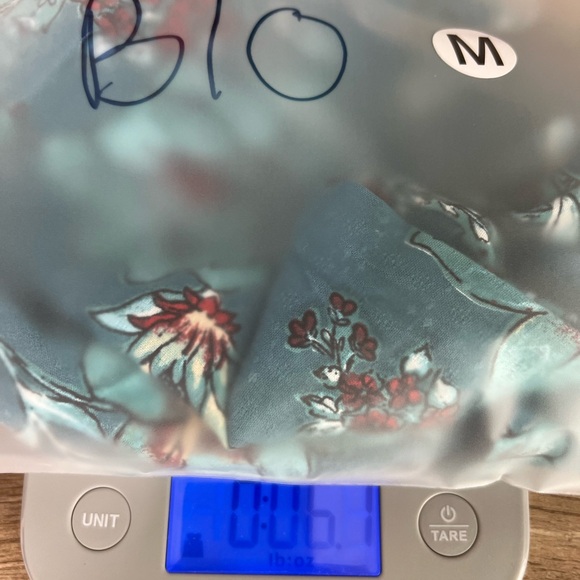 NWT Band Of the Free CELENE TEAL FLORAL LAYERED MIDI SKIRT Size Medium - Picture 13 of 13